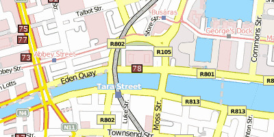 The Custom House Stadtplan