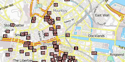 Stadtplan Mountjoy Square