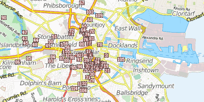 Royal Canal Stadtplan