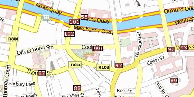 St. Audeon’s Church Stadtplan