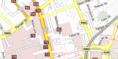 Stadtplan St. Mary’s Pro-Cathedral