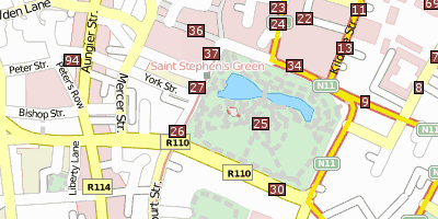 Stadtplan St. Stephen’s Green