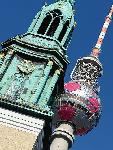 Fernsehturm und Marienkirche