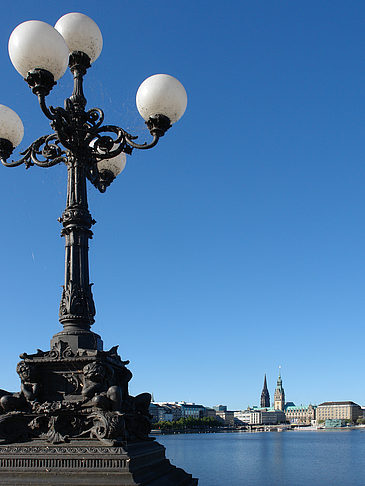 Fotos Laterne und Binnenalster | Hamburg