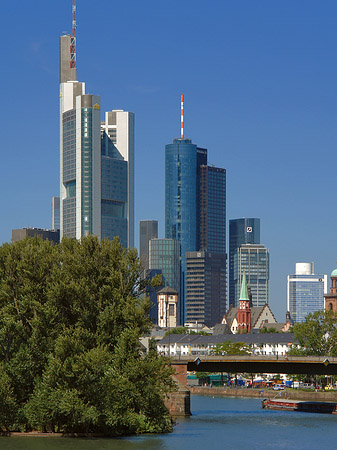 Skyline von Frankfurt Foto 