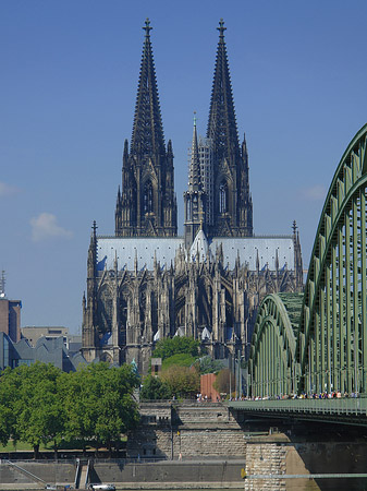 Fotos Hohenzollernbrücke beim Kölner Dom