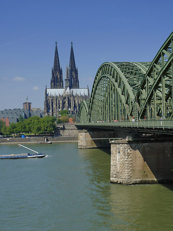 Fotos Schiff unter der Hohenzollernbrücke | Köln