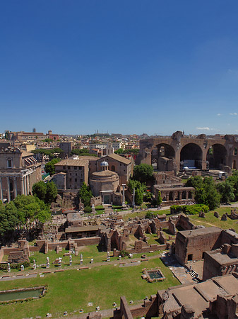 Foto Blick auf das Forum Romanum - Rom