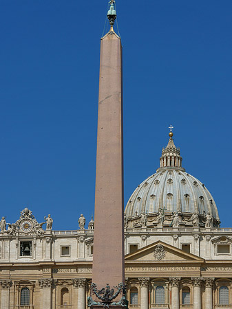 Fotos Obelisk mit dem Petersdom | 