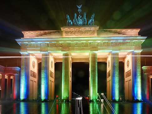 Foto Brandenburger Tor bei Nacht - Berlin