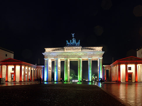 Foto Brandenburger Tor bei Nacht - Berlin