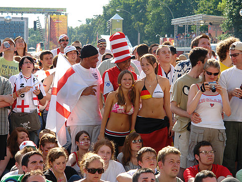 Foto Englische Fans - Berlin