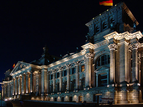 Foto Reichstag bei Nacht - Berlin