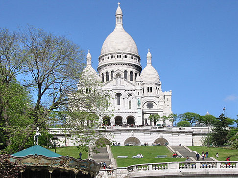 Vor der Sacre Coeur