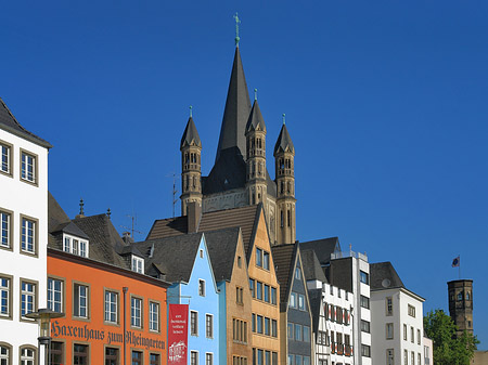 Foto Groß St Martin hinter Fischmarkt