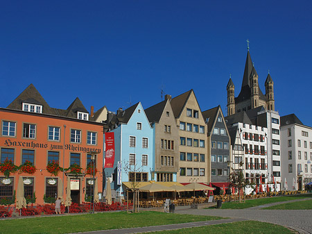 Foto Groß St Martin hinter Fischmarkt