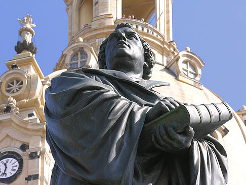 Foto Martin Luther Denkmal an der Frauenkirche - Dresden